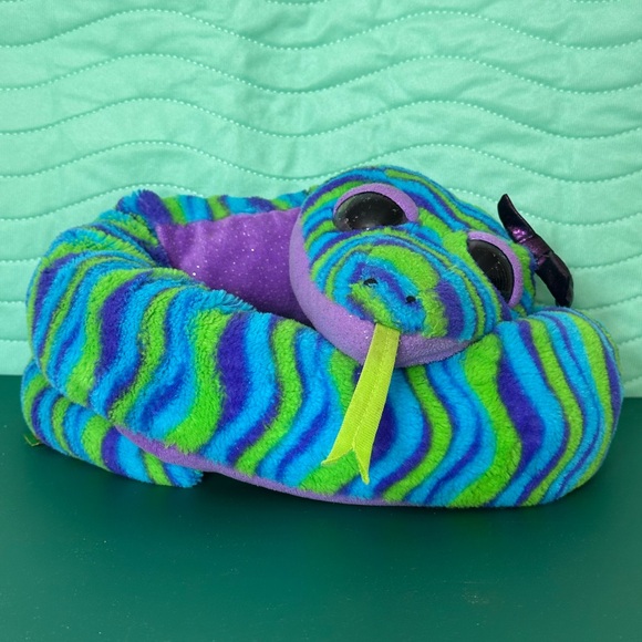 Wild Republic Sweet & Sassy striped snake plush toy - Picture 2 of 6